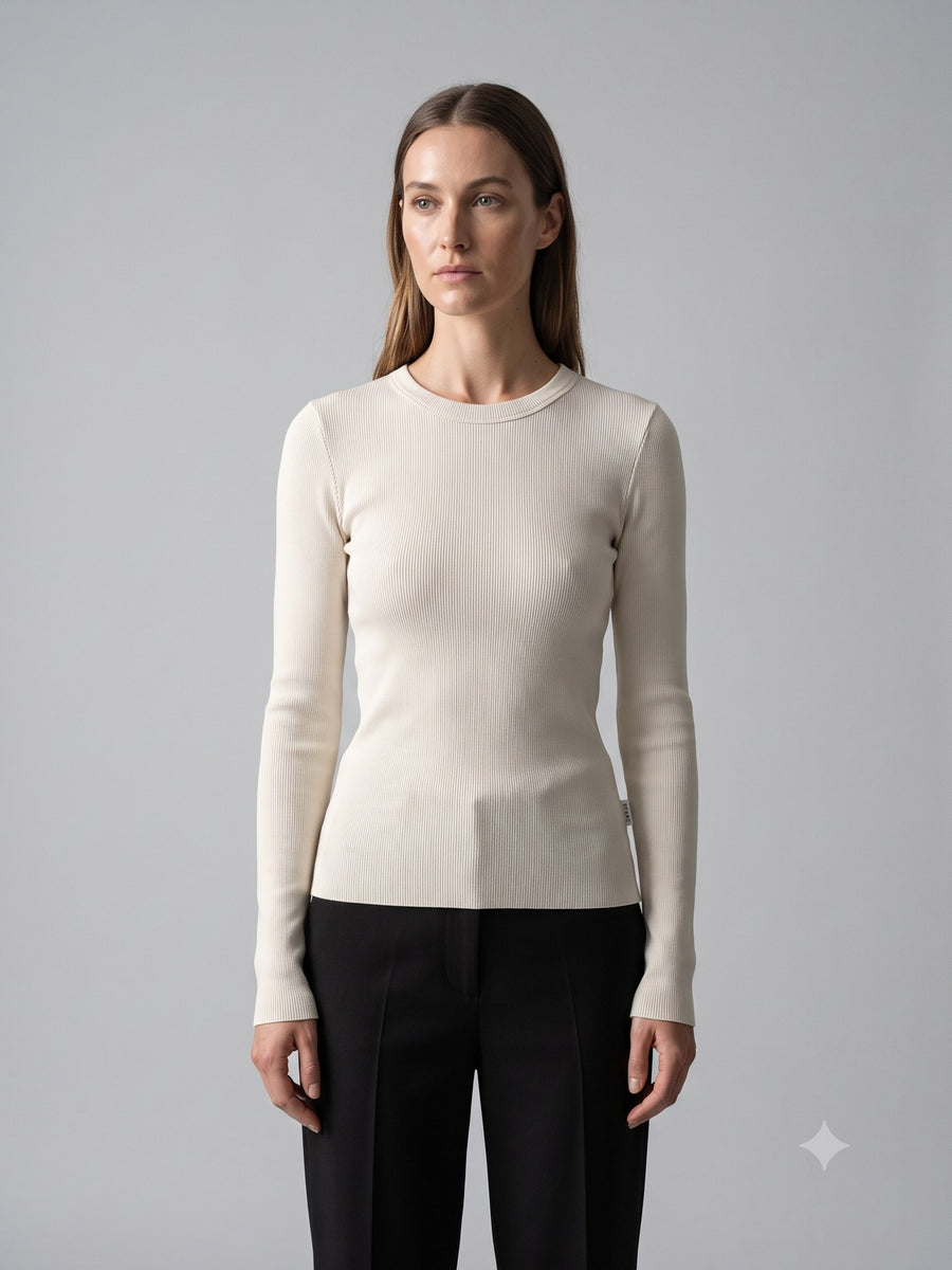 Batten Rib Long-Sleeve Tee