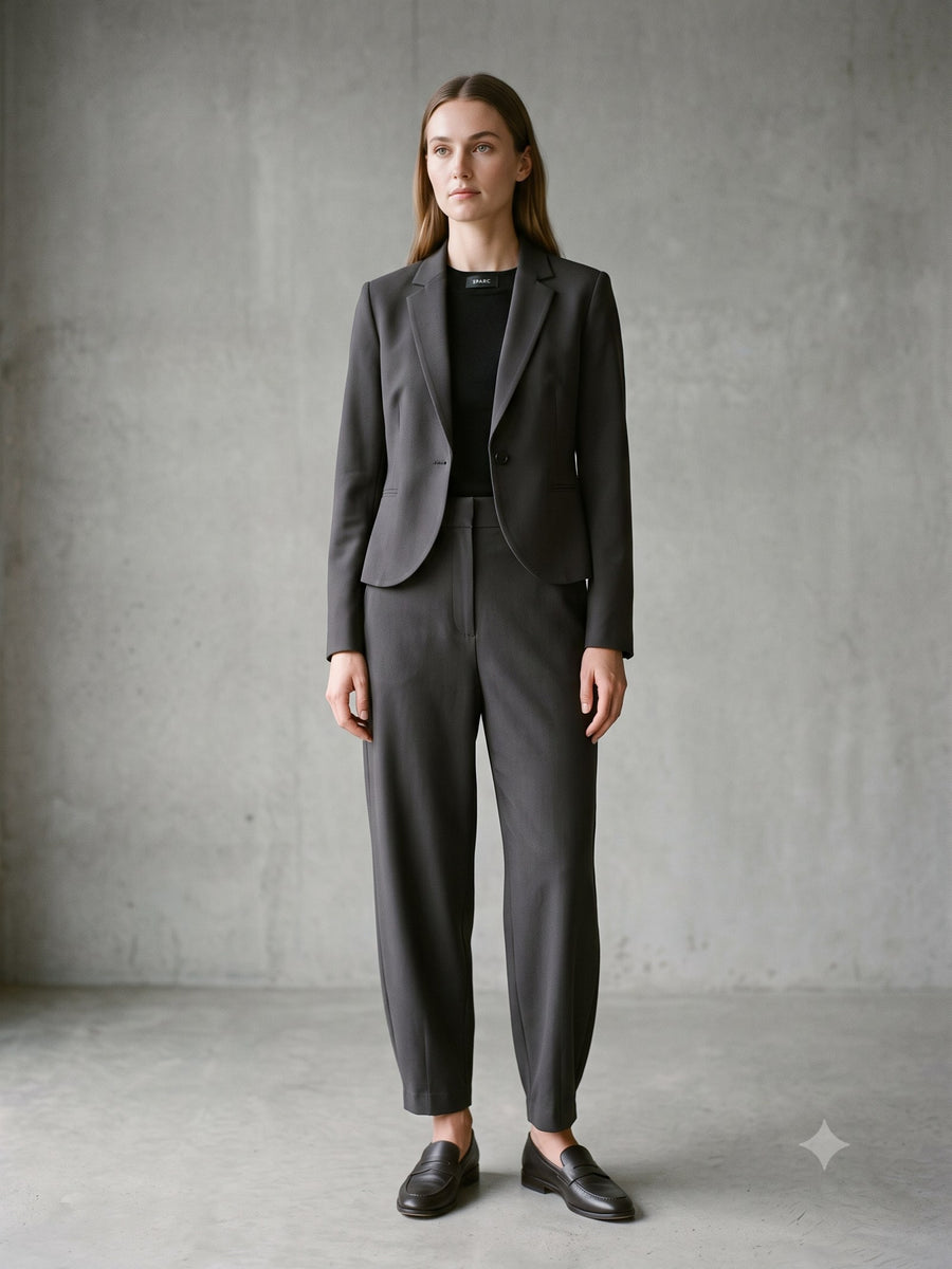 Bracket Cropped Blazer