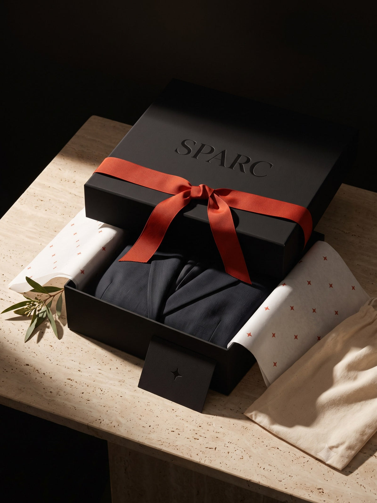 Casement Wool-Linen Skirt Suit, the box