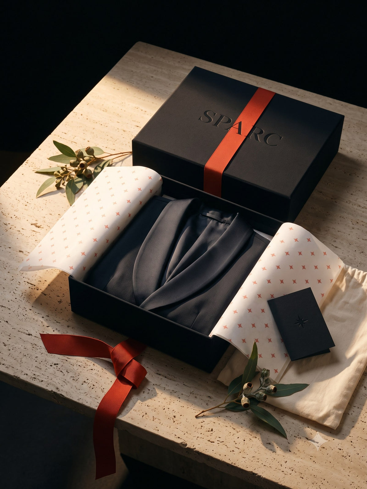 Censer Barathea Tuxedo Waistcoat, the box