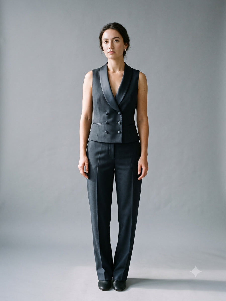 Censer Barathea Tuxedo Waistcoat