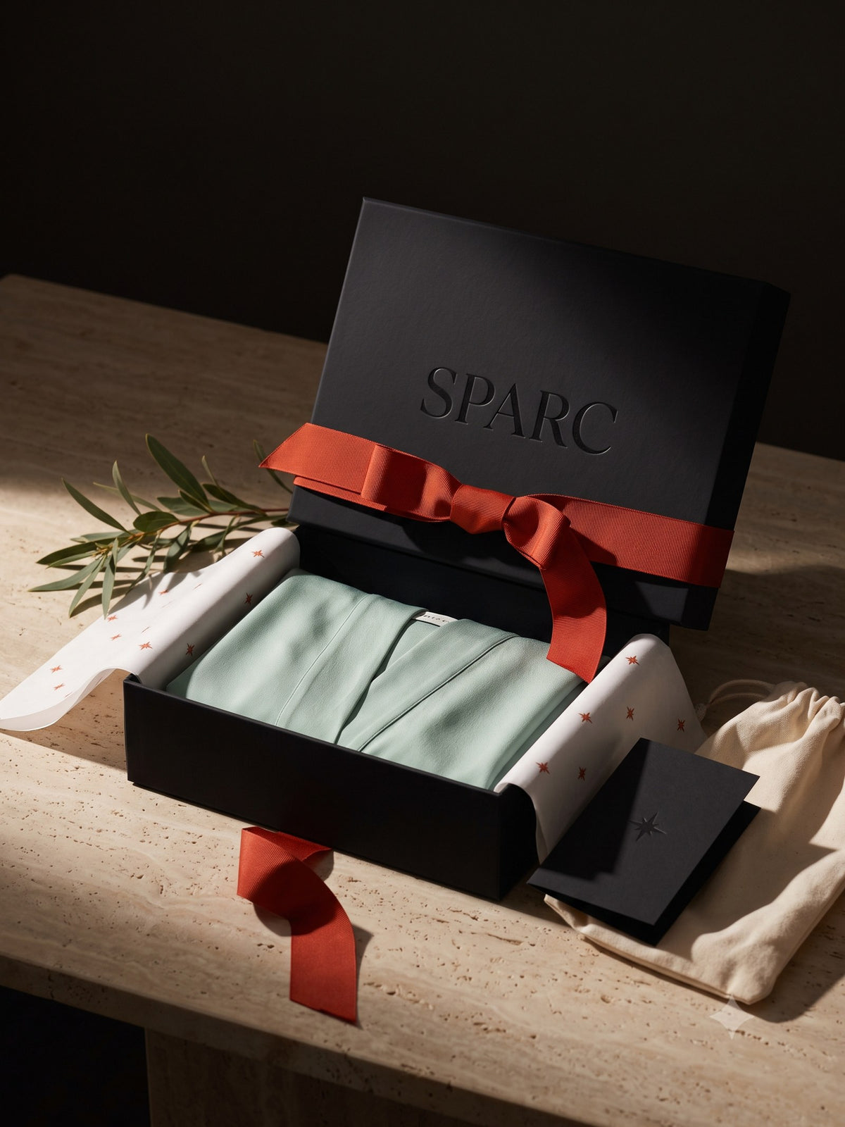 Drift Silk Kaftan, the box