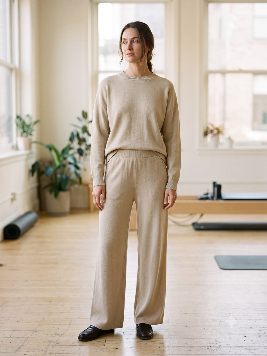 Idle Cashmere-Blend Lounge Set