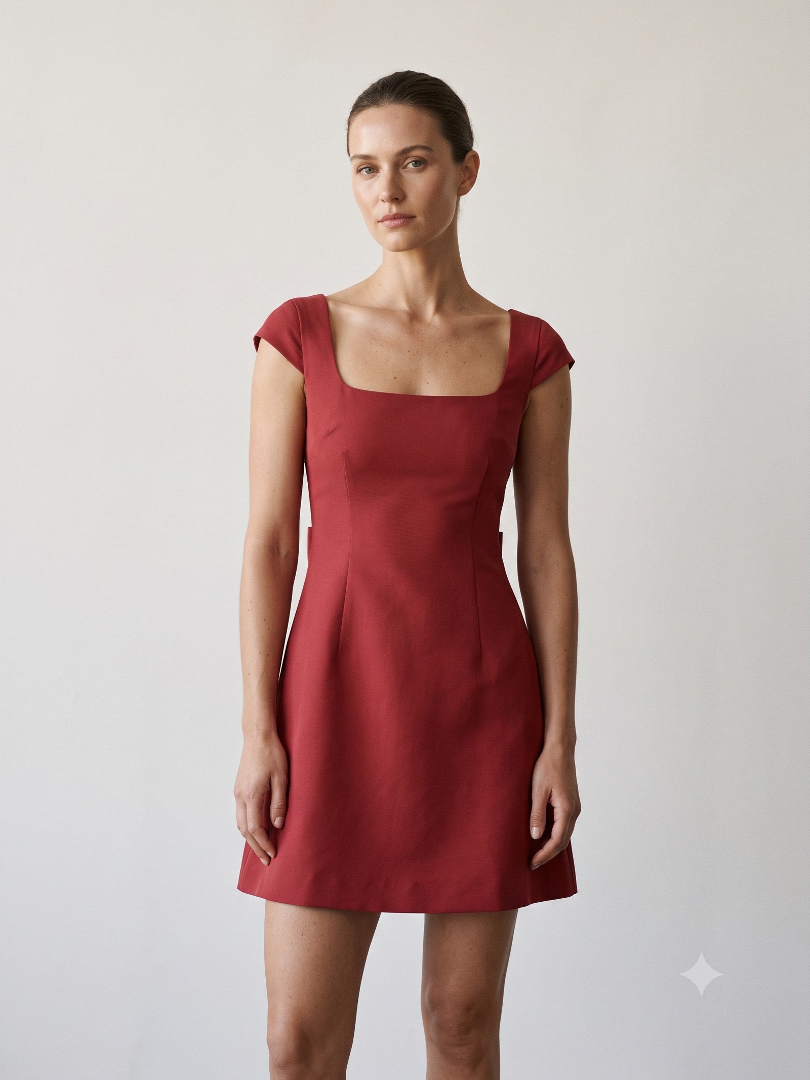 Kindle Faille Bow-Back Mini in Cherry Lacquer, front
