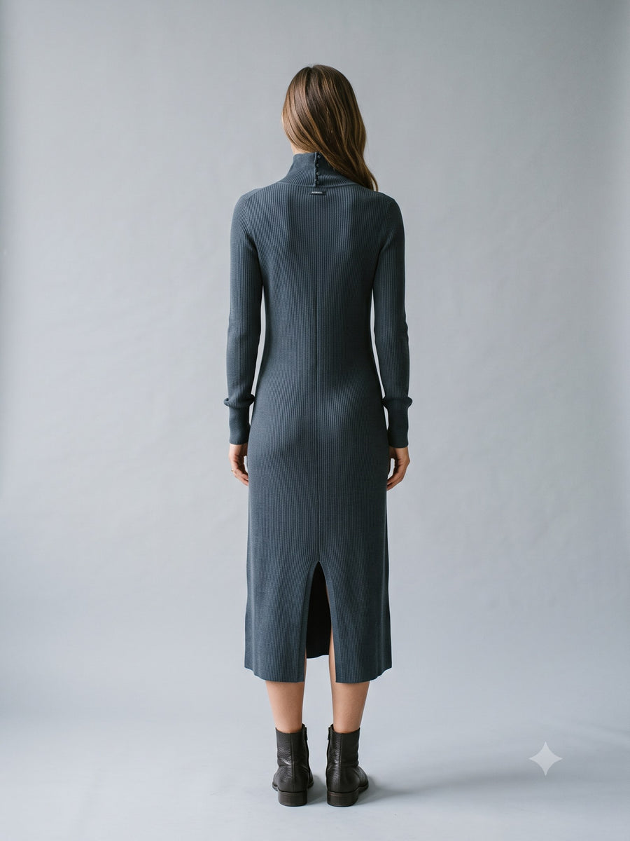 Mullion Merino Rib Knit Midi