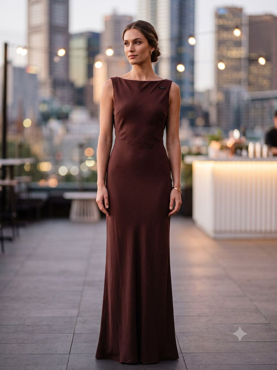 Nocturne Cowl-Back Maxi