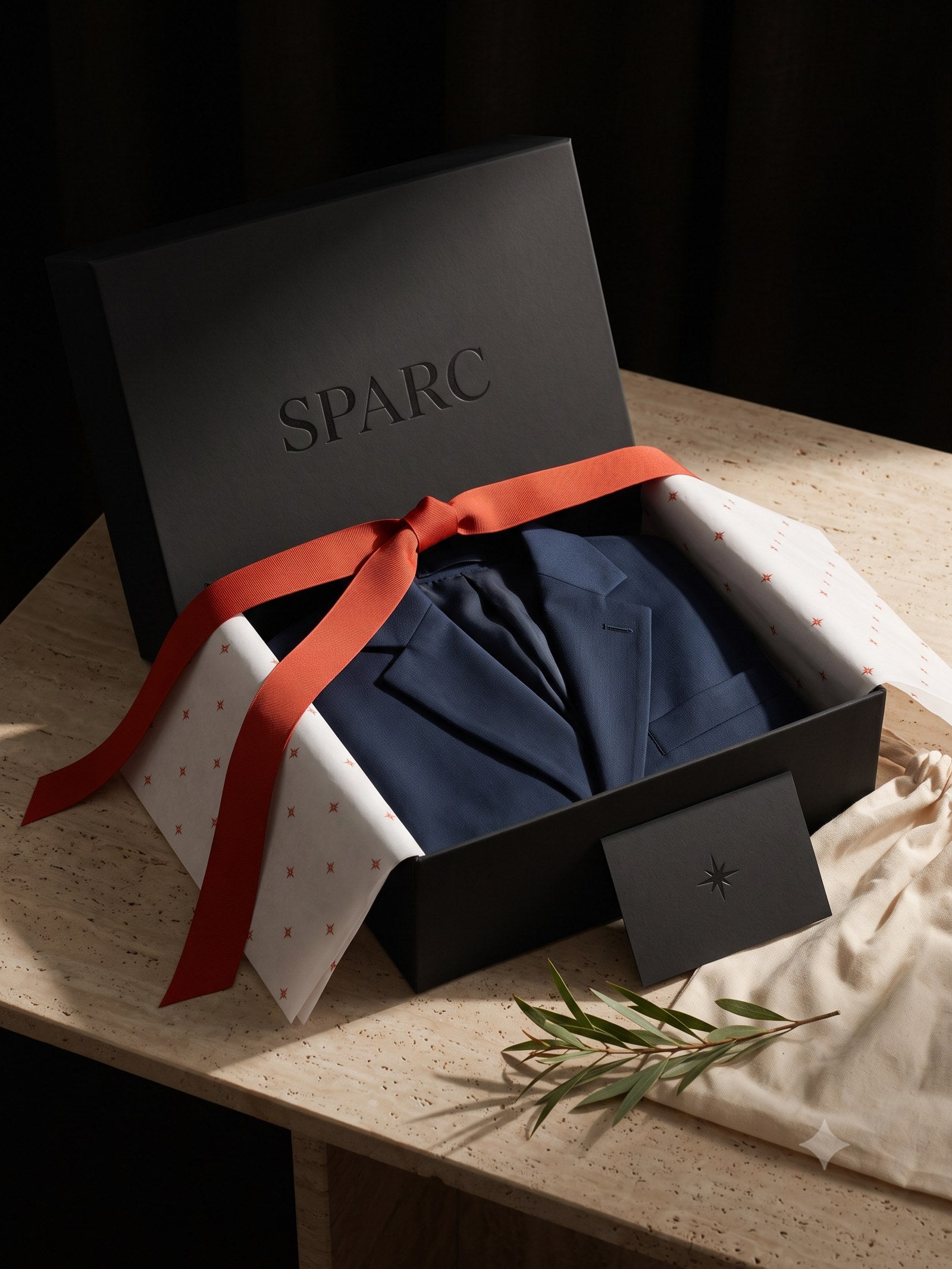 Plumb Short Suit Set, the box