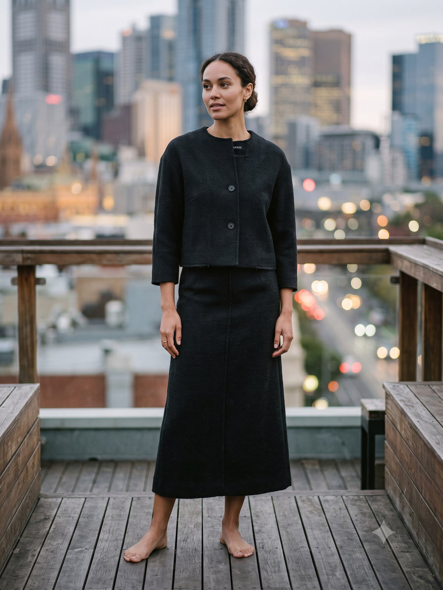 Sconce Mohair Skirt Suit