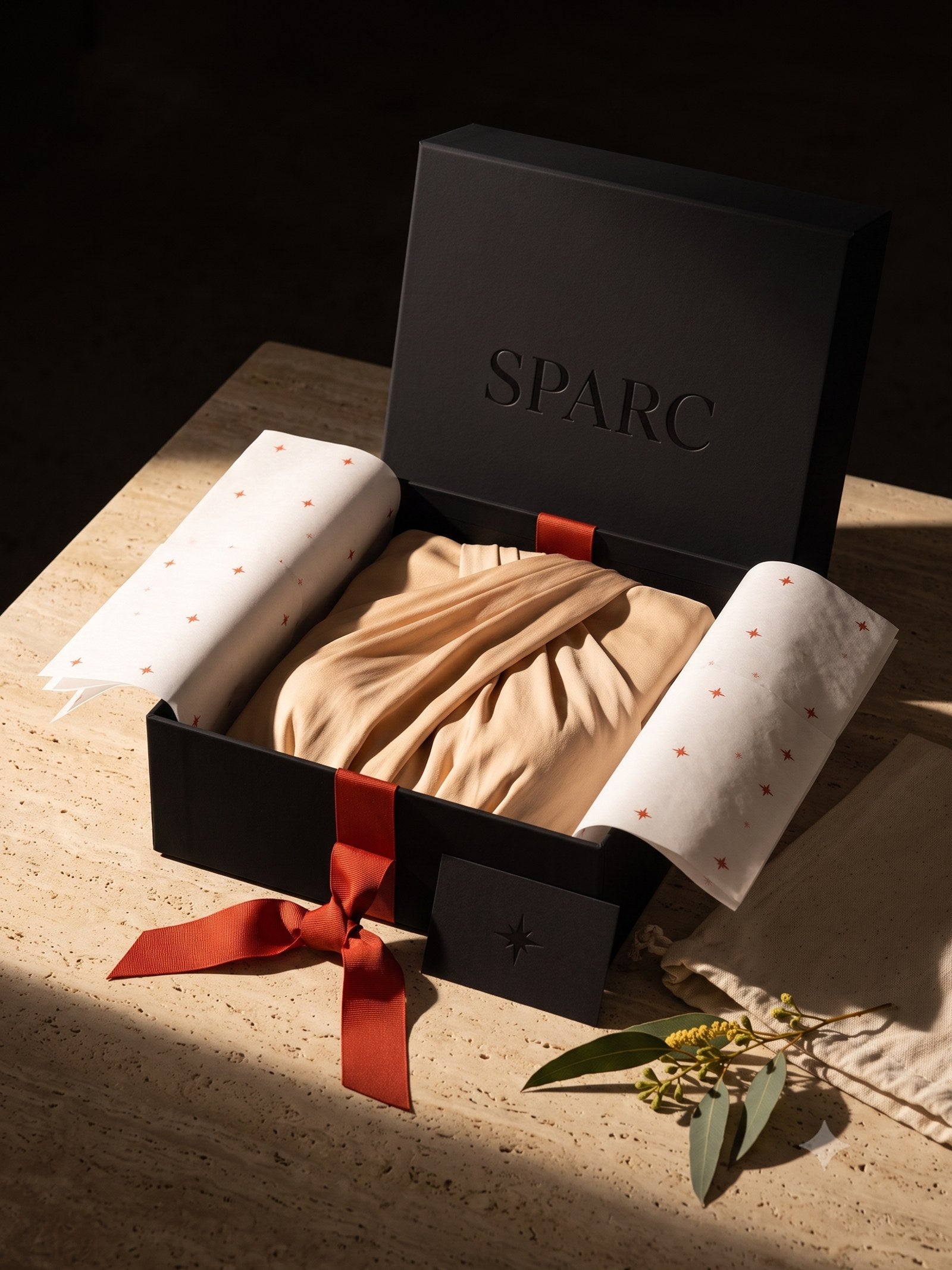 Solstice Silk Halter Maxi, the box