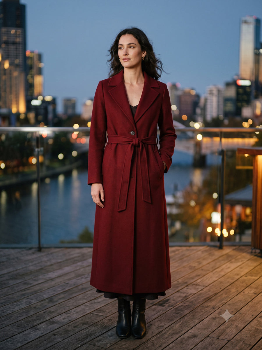 Vesta Longline Wool Coat
