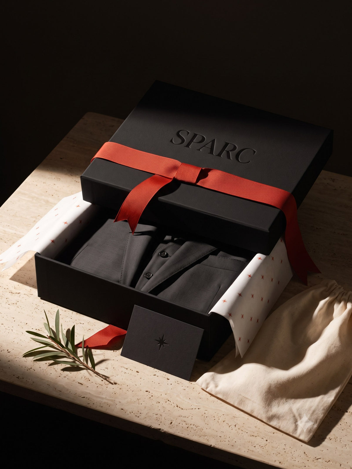 Votive Silk Faille Three-Piece, the box
